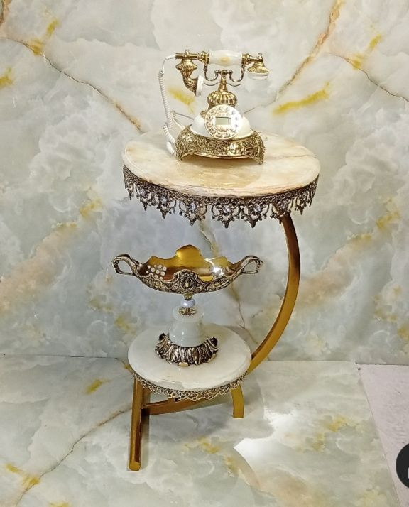 میز کنار سالنی مدل ال - برنز