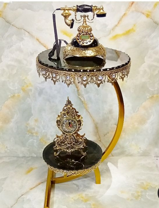 میز کنار سالنی مدل ال - برنز